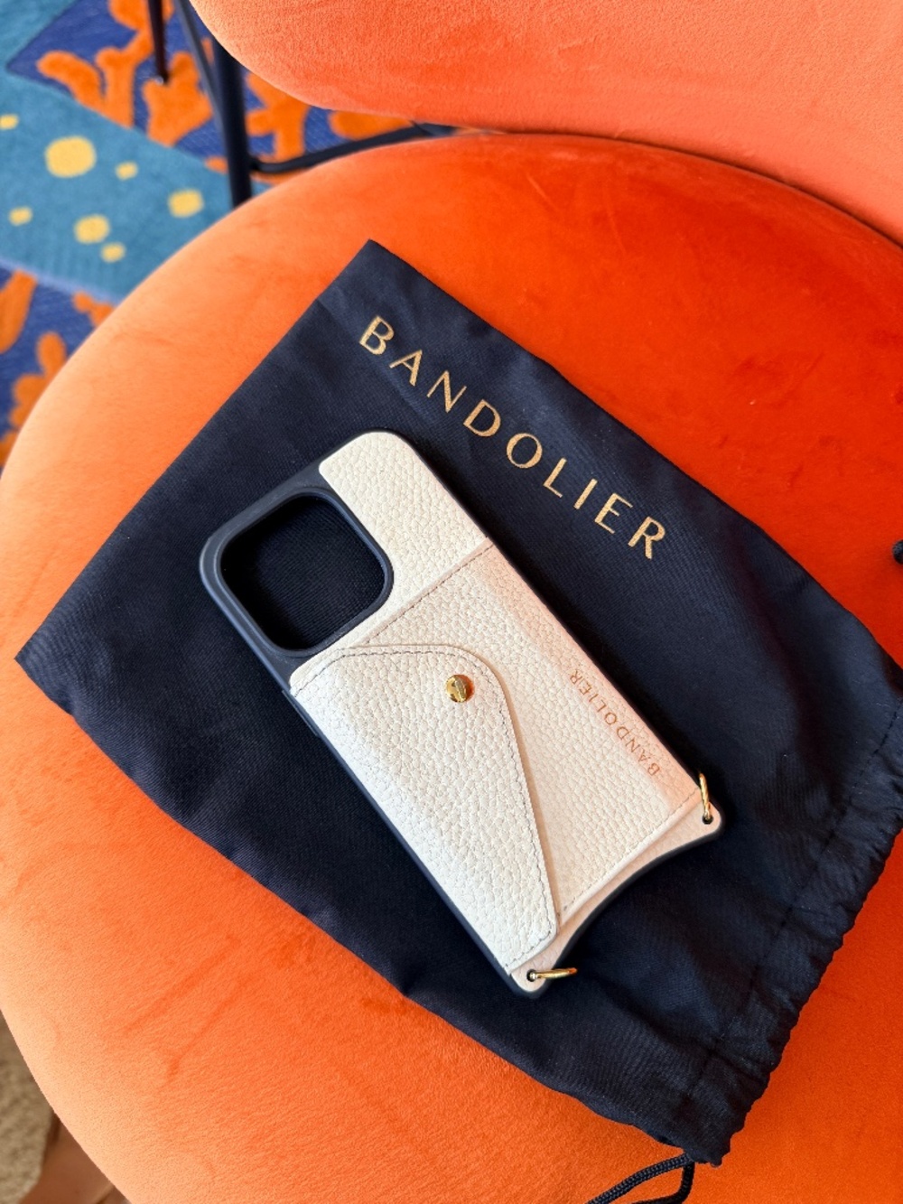 Bandolier IVORY iPhone 14 Pro Case with Built-in Wallet